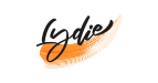 Logo de Lydie créé par Com Trois Pommes en couleurs